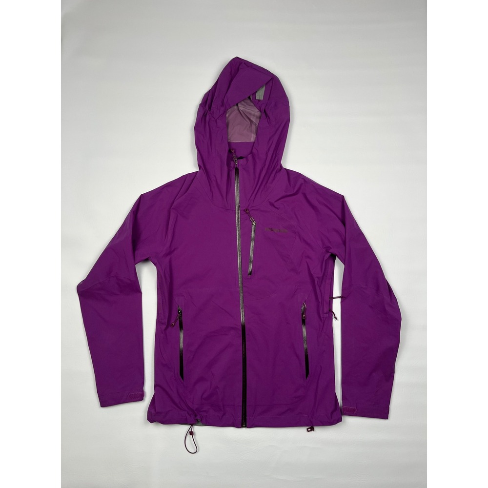Patagonia Stretch Rainshadow Jacket Women's M Purple Zip Up Hoodie Waterproof